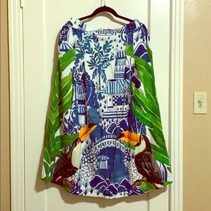 Farm Rio XL Midi-Skirt Azulejo Macau (18-20US)